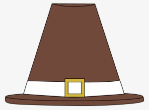Brown Pilgrim Hat - Thanksgiving Hat Clip Art Png