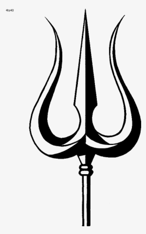 Trishul Png Free Download - Outline Image Of Trishul