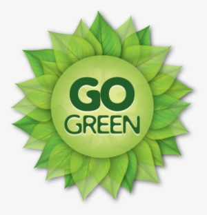 Find Us On Facebook - Go Green Logo Png