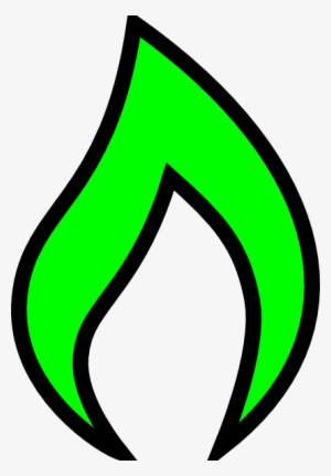 Green Flame Png Download - Cartoon Green Flame