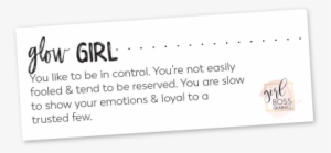 Glow Girl Lip Print Labels - Label