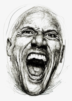 Bleed Area May Not Be Visible - Dwayne Johnson Drawing Head