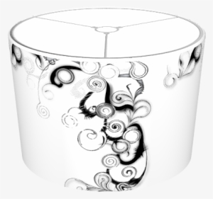 Black And White Swirls And Twirls - Black And White Swirls And Twirls Round Ornament