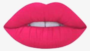 Pink Lips Women's Printed Crop Top - Lime Crime Matte Velvetines