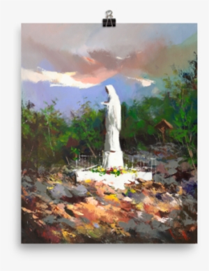Apparition Hill Print - Apparition Hill Print - Gospa Painting