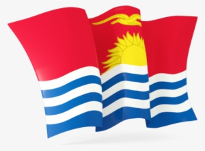 Glossy Round Graphics Wallpaper Flag Of Kiribati - Kiribati Flag Waving Png
