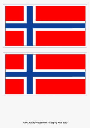 Download This Free Printable Norwegian Template A4 - Printable Flag Of Norway