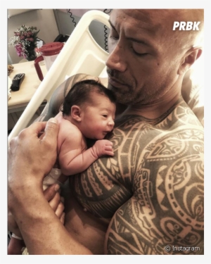 Dwayne Johnson Papa Pour La Troisième Fois - Dwayne Johnson Baby