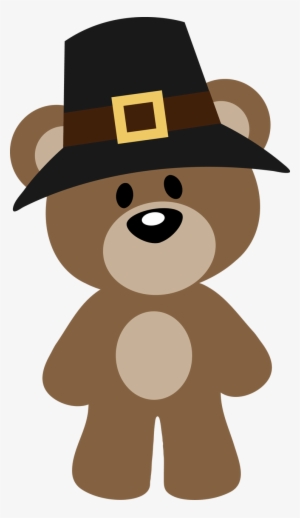 Pin Christina Woodbury On Files Pinterest Pilgrim Bears - Thanksgiving Bear Clipart