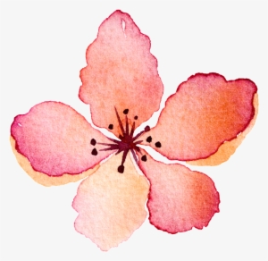 Flores Rojas Pintadas A Mano