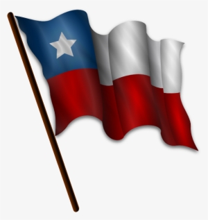 Free Clipart American Flag Waving Clipartsco - Bandera De Chile Png