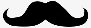 Banner Black And White Library Big Image Png - Big Black And White Mustache