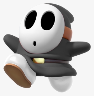 Mkdx Black Shy Guy - Black Shy Guy Png