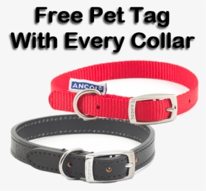 Dog Collar Tag Png - Ancol Heritage 30cm Raspberry Nylon Dog Collar - 310050