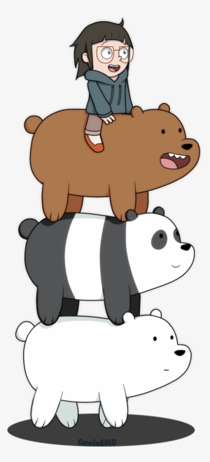 Bear T-shirt Dog Like Mammal Mammal Vertebrate Cartoon - We Bare Bears With Chloe