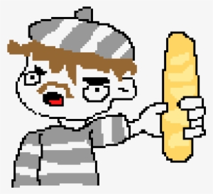 He Is The French Baguette Mannnnnnnnnn - Pixel Art