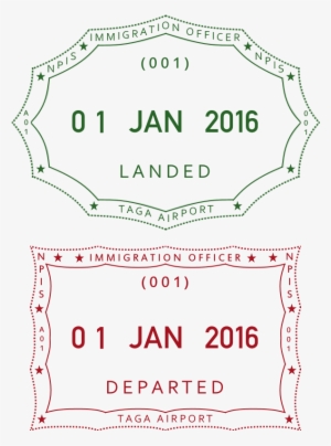 Png Library Download Stamp Transparent Passport - Passport Stamp Transparent Png