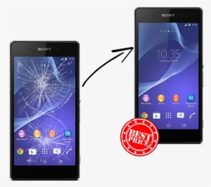 Sony Xperia Z1 Cracked
