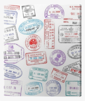 Passport Stamps Png Download - Passport Stamps