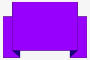 Blank Banner Png For Kids - Blank Purple