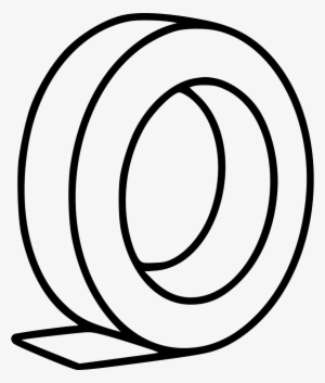 Roll Adhesive Tape Fix Repair Household Scotch Comments - Vector Icon Tape