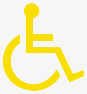 Light Yellow Handicapped Symbol Clipart Png For Web
