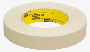 Scotch 231-24mmx55m Paint Masking Tape - Scotch 231/231a Masking Tape,natural,72mm X 55m