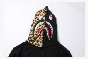 Bape Shark Hoodie Leopard