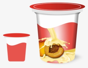 Emoji Clipart Peach Source - Yogurt Cup Clipart