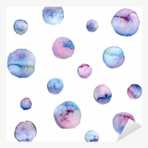 Aquarelle Circles In Pastel Colors - Watercolor Painting Aquarelle Circles In Pastel Colors - Watercolor Painting