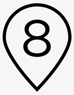 Mile Marker 8 Black Transparent - Business
