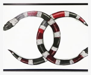 Chanel Snakes - House Of Hampton High Fashion Snakes Graphic Art On