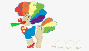 Captain-marvelous, Clown, Mayor Mare, Rainbow Wig, - Cartoon