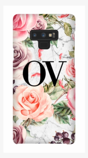 Personalised Watercolor Floral Initials Samsung Galaxy - Gypsi's Rhinestone Hair Comb