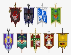 War Banners Of The Nine Nations By Theoriginalgi - Fantasy Banners