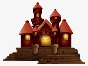 Red Small Castle Png Clipart Image - Small Castle Png