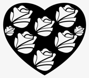 Heart With Roses Vector - Heart