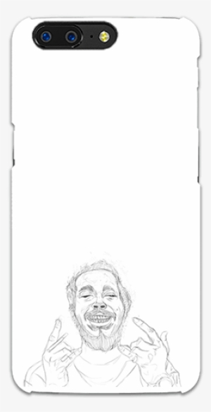 Post Malone Sketch One 5 Phone Case - Oneplus 5