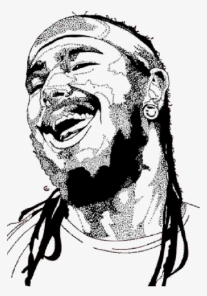 Model Image T Shirt - Post Malone Wallpaper Iphone