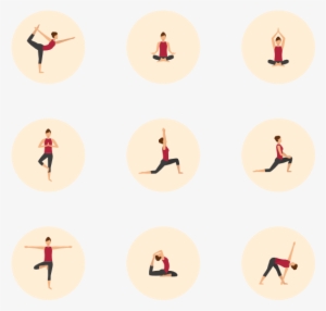 Yoga Poses - Pose Icon Png