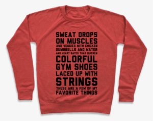 Sweat Drops On Muscles And Veggies With Chicken Pullover - Mews Stranger Things 2