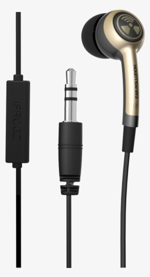 Zagg Ifrogz Earpollution Plugz Earbuds With Mic - Silver