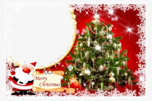 Las Luces De Navidad - Christmas Photo Frame Transparent