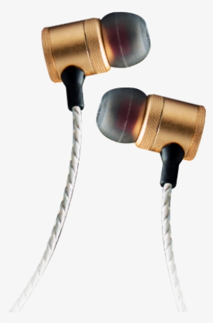 C-7 Classic Gold Earphones - Headphones