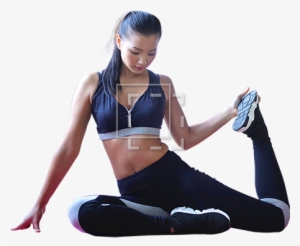 Yoga Pose Woman Black Hair - Pilates