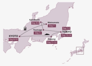 Historic Mountain Trails - Japan Tour Itinerary 14 Days