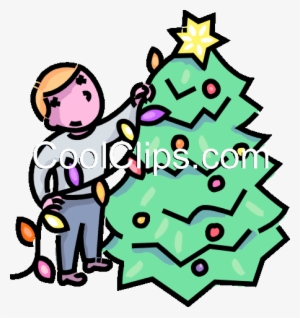 Luces Tendido Alrededor De Su Árbol De Navidad Libres