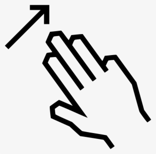 Swipe Up Arrow Comments - Icon