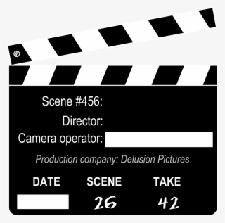 Barry And Sally Walking In The Country - Director Clapboard