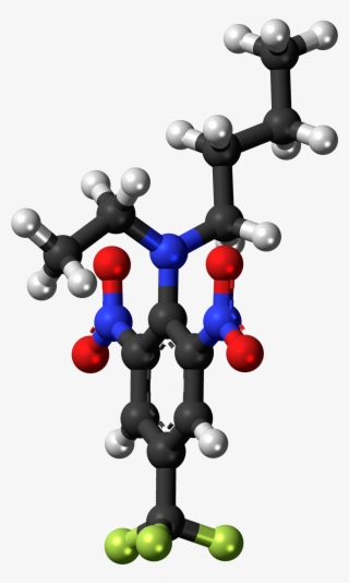 Benfluralin Molecule Ball - Illustration